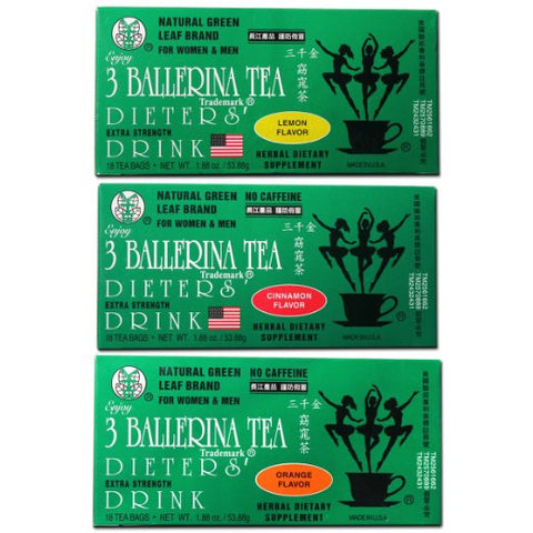 3 Ballerina Tea Dieters' Drink Extra Strength