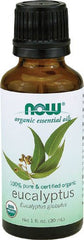 NOW Foods Organic Essential Oils 100% Pure & Certified Organic Eucalyptus 1 fl oz