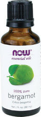NOW Essential Oils 100% Pure Bergamot 1 fl oz