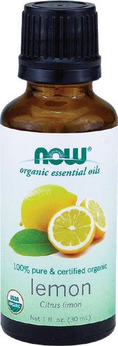 NOW Organic Essential Oils 100% Pure & Certified Organic Lemon