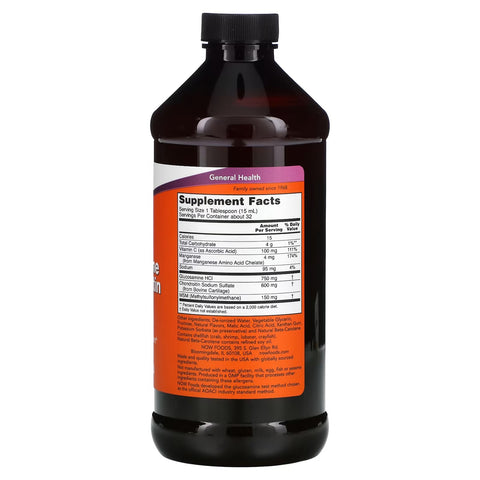 NOW Foods Liquid Glucosamine/Chondroitin, 16 Ounces