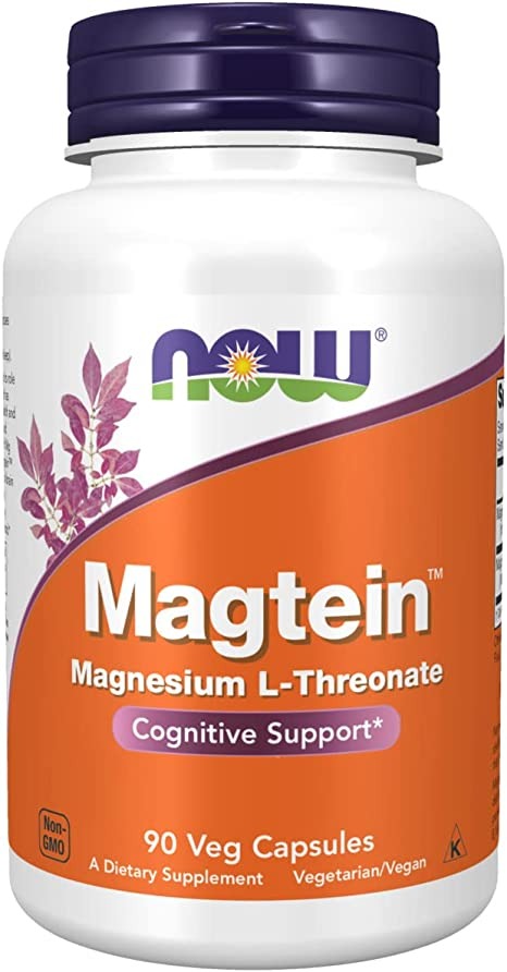 NOW Foods, Magtein, Magnesium L-Threonate, 90 Veg Capsules