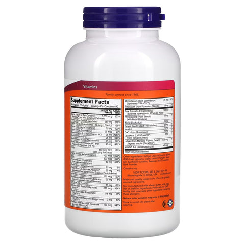 NOW Foods, ADAM Superior Men's Multivitamin, 120 Tablets