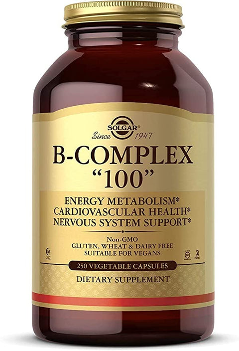 Solgar - B-Complex "100", 100 Vegetable Capsules