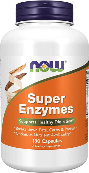 NOW Foods Super Enzymes, 90 Capsules