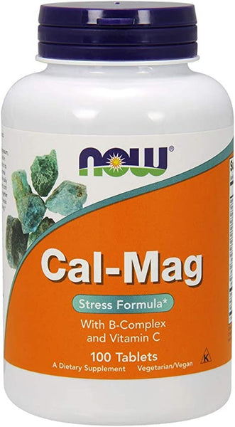 NOW Foods Cal Mag Stress Formula 100 Tablets