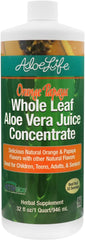 Aloe Life Nutritional Supplements, Orange Papaya, 32 Ounce