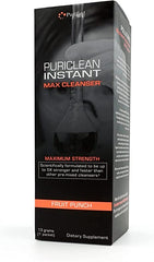 Puriclean Instant MAX Cleanser- Maximum Strength-(Great Tasting- Fruit Punch) 32oz