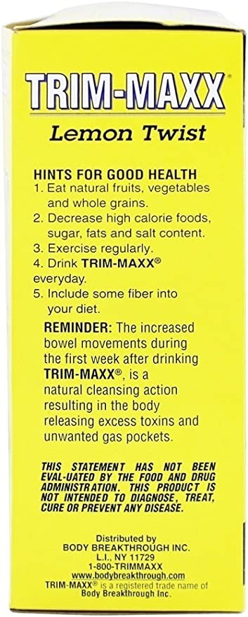 Body Brkthrough - Trim-Maxx Lemon Twist, 70 bag