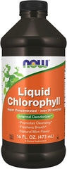 NOW Supplements, Liquid Chlorophyll, Mint Flavor, 16-Ounce