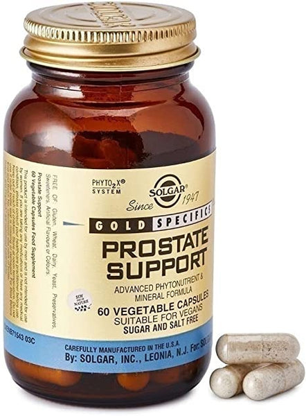 Solgar - Prostate Support, 60 Vegetable Capsules