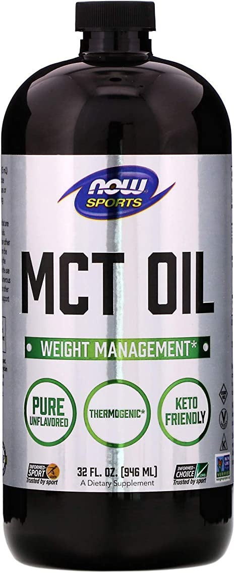 NOW Sports 100% Pure MCT Oil 32 fl oz