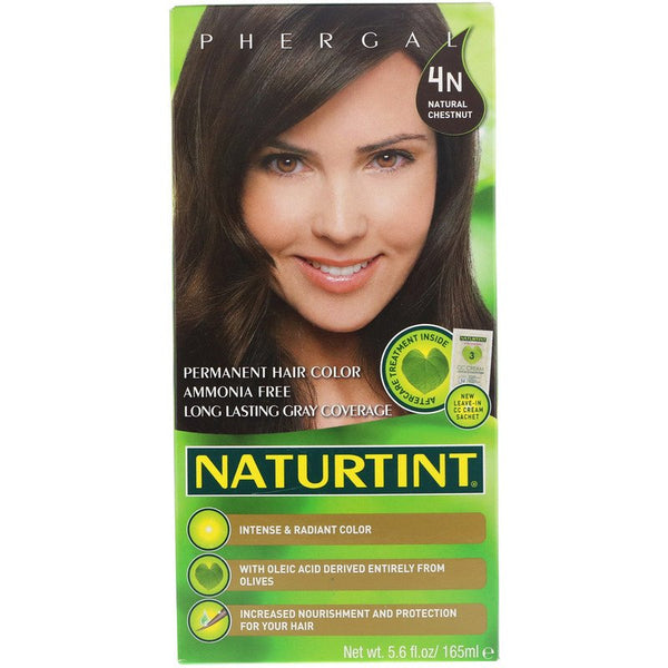 Naturtint, Permanent Hair Color, 4N Natural Chestnut, 5.6 fl oz