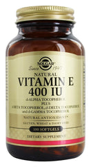 Solgar - Vitamin E d Alpha Tocopherol 400 IU - 100 Softgels