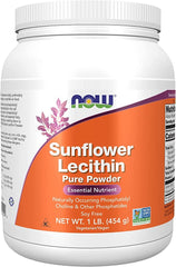 NOW Foods, Sunflower Lecithin, Pure Powder, 1 lb (454 g)