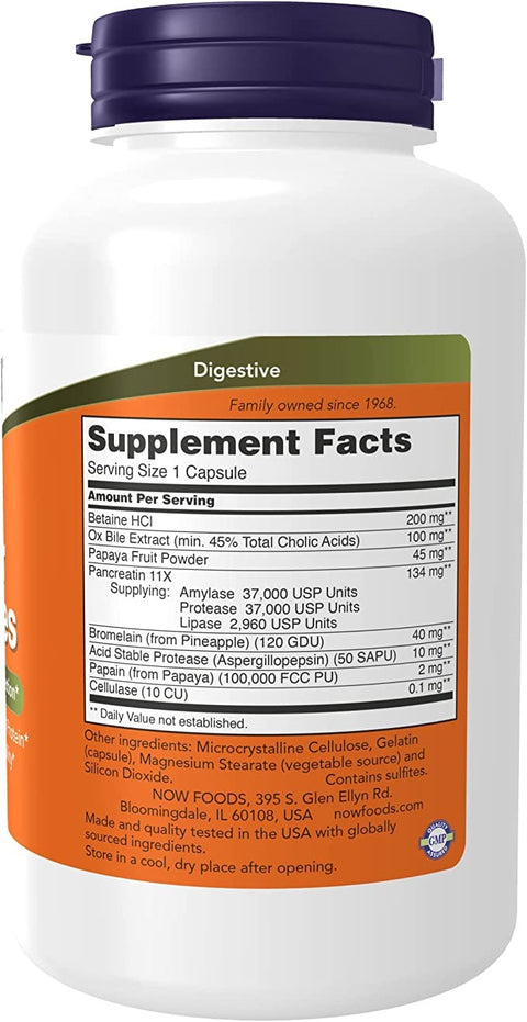 NOW Foods Super Enzymes, 90 Capsules