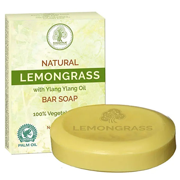 Madina 100% Vegetable Base Soap bars (Lemongrass)