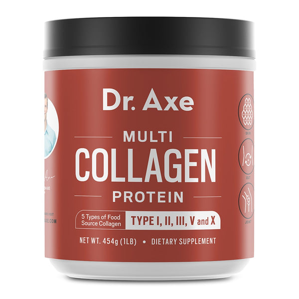 Dr. Axe - Multi Collagen Protein Powder Unflavored - 1 lb.