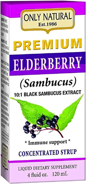 Only Natural Premium Elderberry Immune Support 4 Fl. Ounces