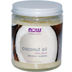 NOW Foods 100% Natural Coconut Oil 7 fl oz