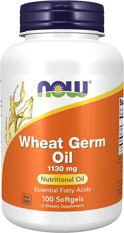 NOW Supplements, Wheat Germ Oil 1,130 mg, 100 Softgels