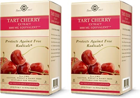 Solgar - Tart Cherry 1000 mg. - 90 Vegetarian Capsules