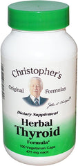 Dr. Christopher's Formula Herbal Thyroid, 100 Count