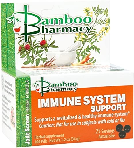 Bamboo Pharmacy Immune System Support 100 Pills