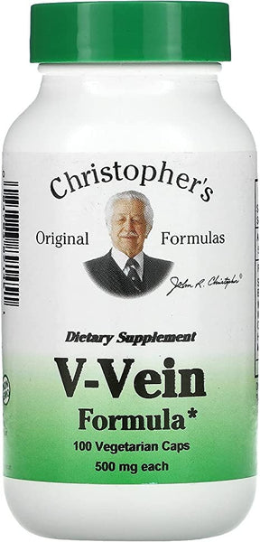 Christophers Original Formulas V-Vein Formula 500 Mg 100 Veggie Caps