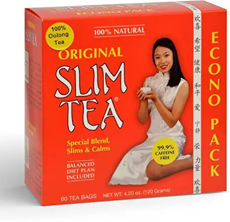 Hobe Labs Slim Tea Original, 60 Count