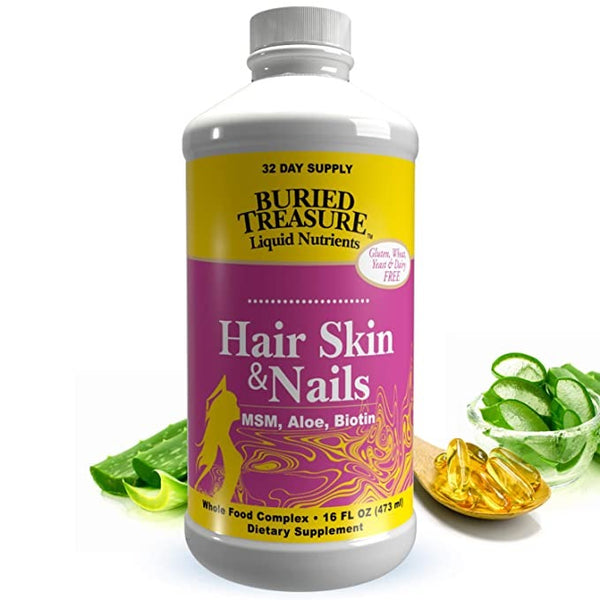 Buried Treasure Hair Skin and Nails Complete, 16 Fluid Ounce