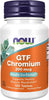 NOW Supplements, GTF (Glucose Tolerance Factor) Chromium 200 mcg, 100 Tablets