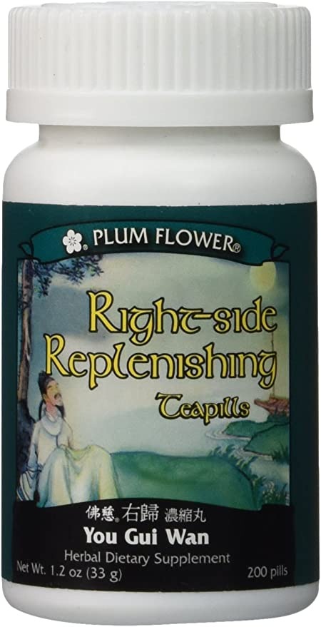 Right Side Replenishing Teapills (You Gui Wan), 200 ct, Plum Flower