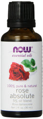NOW Essential Oils 100% Pure & Natural Rose Absolute 1 fl oz