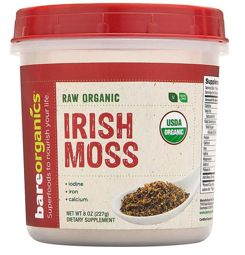 BareOrganics Irish Moss Powder Raw -- 8 oz