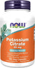 NOW Supplements, Potassium Citrate 99 mg,180 Veg Capsules