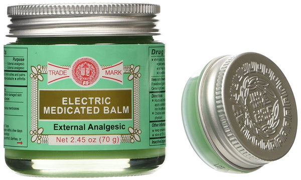 Trade Mark Electric Medicated Balm External Analgesic Jar (2.45 oz 70 g)