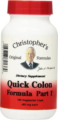 Dr. Christopher's - Quick Colon Part 1 - 100 Vegetarian Capsules (485 mg each)