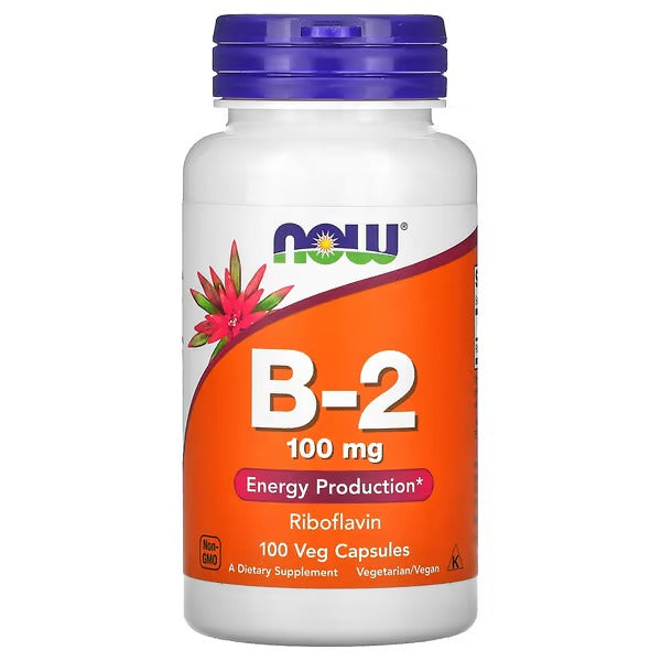 NOW Foods Vitamin B-2 (riboflavin), 100 Capsules / 100mg