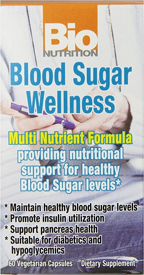 Bio Nutrition Blood Sugar Wellness Vegi-Caps, 60 Count