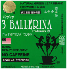 3 Ballerina Tea Dieter's Drink 30 Tea Bags