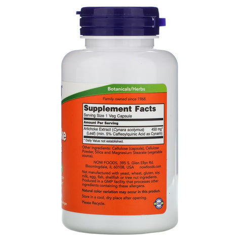 NOW Foods Artichoke Extract 450 mg, 90 Veg-caps