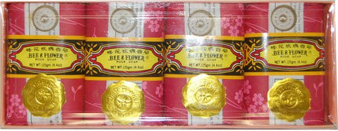 Bee & Flower 4 Pack, Rose