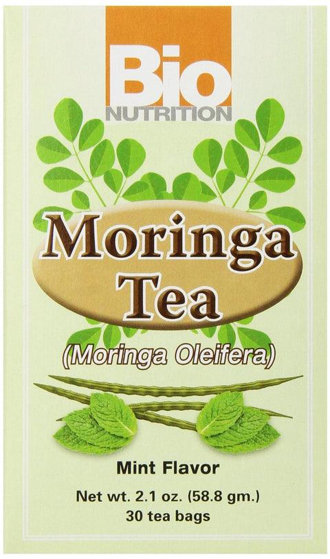 Bio Nutrition Moringa Tea Bags, 30 Count