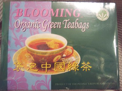 Blooming Organic Green Teabags 100 Tea Bags