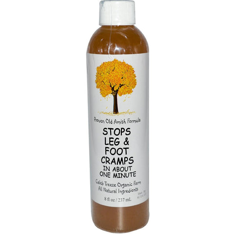 Caleb Treeze Organic Farm Stops Leg and Foot Cramps, 8 fl oz