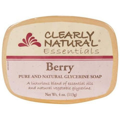 Clearly Natural Glycerine Berry Bar Soap, 4 Ounce