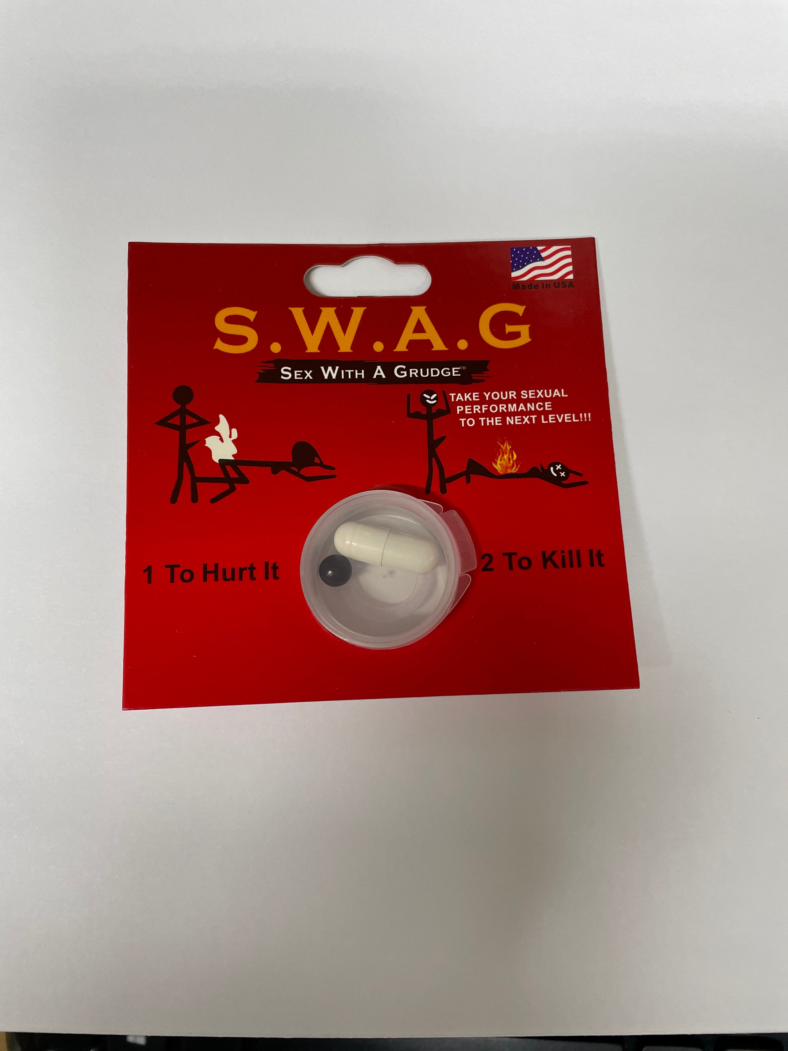 S.W.A.G. Sex With A Grudge SWAG Male Enhancement Pill Nature Herbs