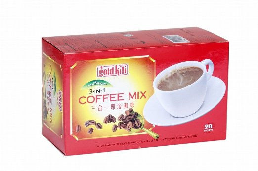 Gold Kili Instant 3-in-1 Coffee Mix 20 Sachets