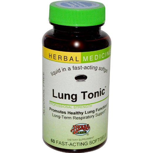 Herbs Etc - Lung Tonic Alcohol Free - 60 Softgels